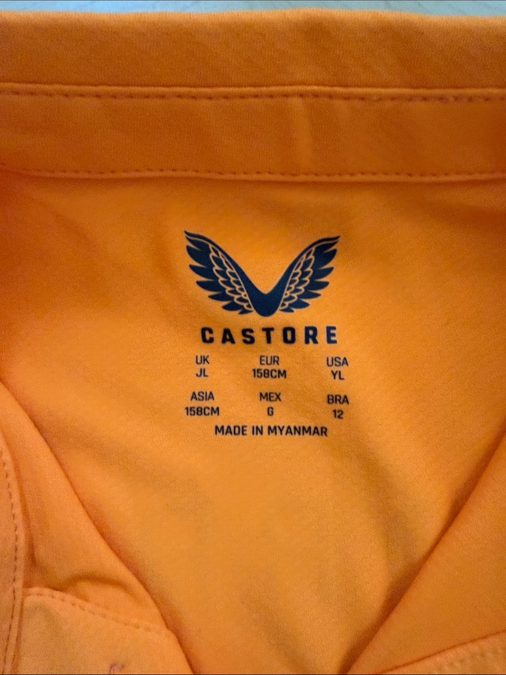 McLaren Youth Large Orange & Black Racing Polo Shirt - Picture 4 of 6